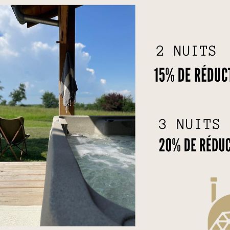 Dome Insolite Cedre Jacuzzi Et Petits Dejeuners Inclus Lagraulet-du-Gers 외부 사진