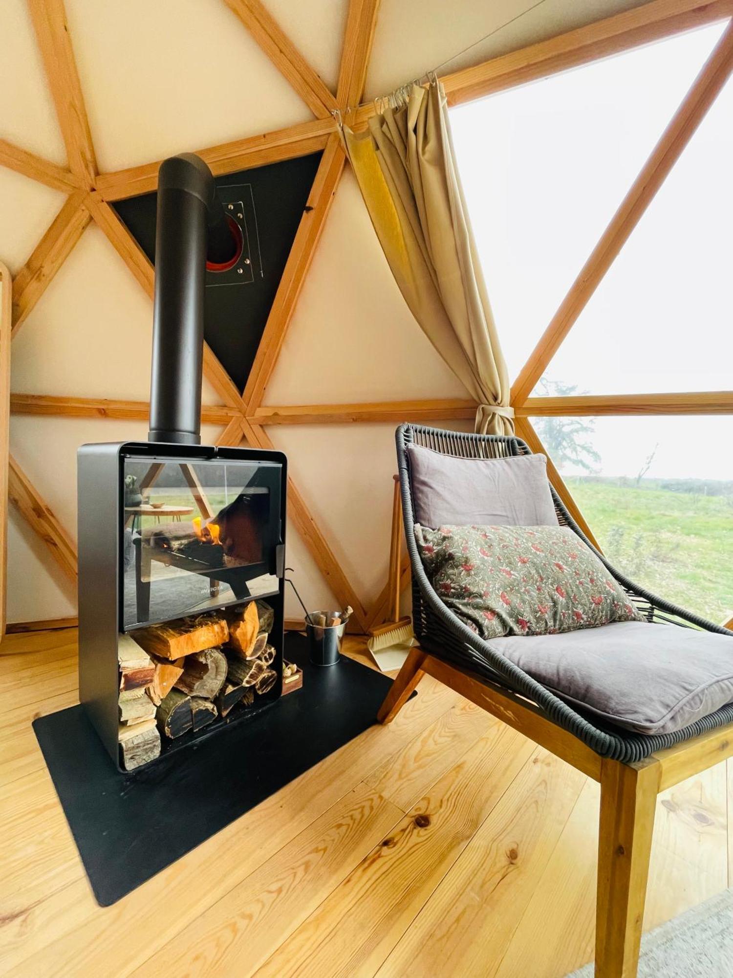 Dome Insolite Cedre Jacuzzi Et Petits Dejeuners Inclus Lagraulet-du-Gers 외부 사진